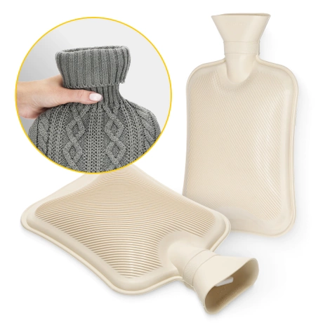 Termofor gumowy w pokrowcu SWETEREK 2 litry