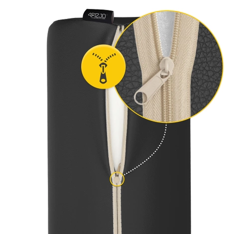 Wałek rehabilitacyjny kształtka do masażu 60 x 20 cm czarna