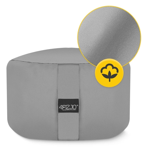 Poduszka do medytacji ZAFU okrągła szara