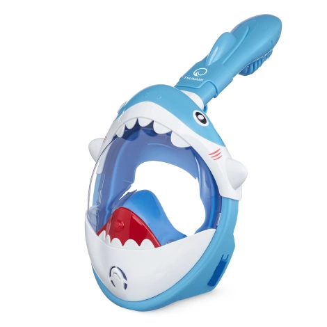 Maska do nurkowania dla dzieci TSUNAMI SHARK niebieska