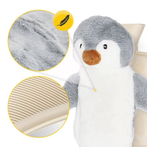 Termofor pluszowy w pokrowcu PINGWIN 0,75 litra