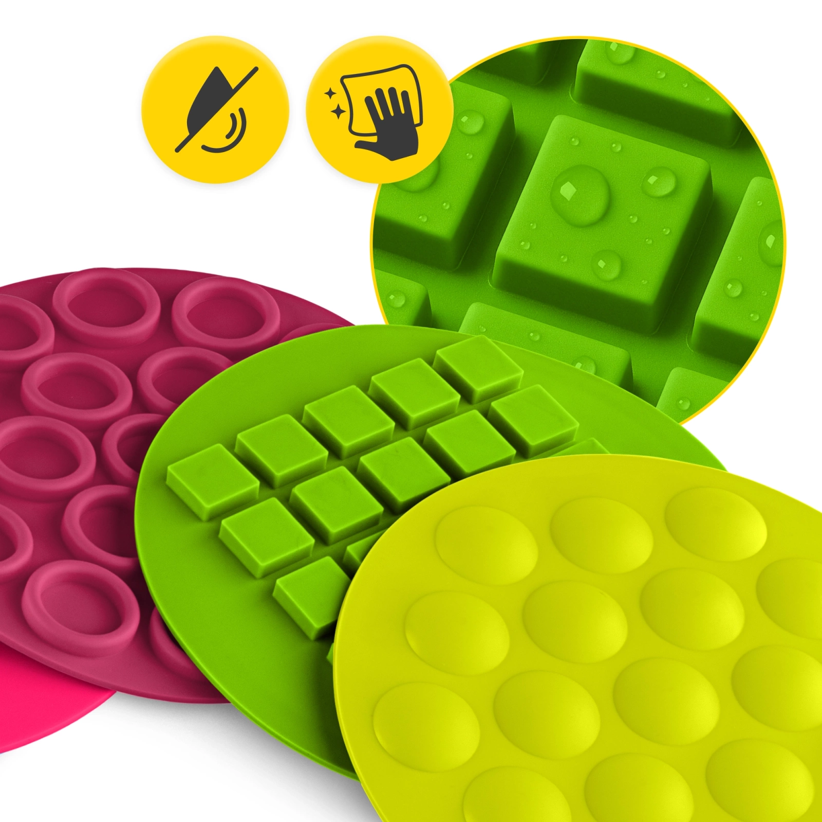 Dyski sensoryczne dla dzieci do zabawy 25 cm zestaw 10 sztuk