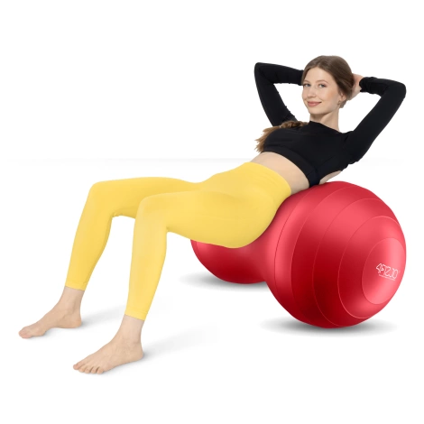 Piłka gimnastyczna PEANUT AIR BALL czerwona