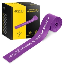 Taśma rehabilitacyjna do ćwiczeń FLOSS BAND 1 mm fioletowa