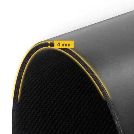 Mata do jogi i ćwiczeń antypoślizgowa 4 mm czarna