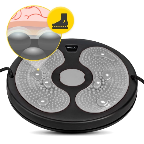 Twister obrotowy z linkami MINI szary