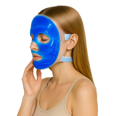 Wielorazowa maska żelowa na twarz ciepło-zimno