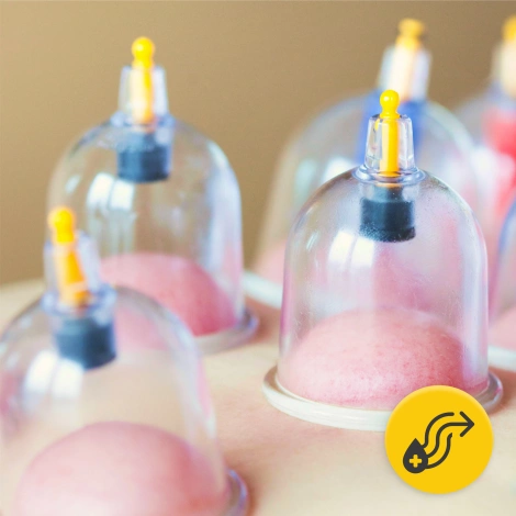 Bańki chińskie bezogniowe próżniowe 24 szt.