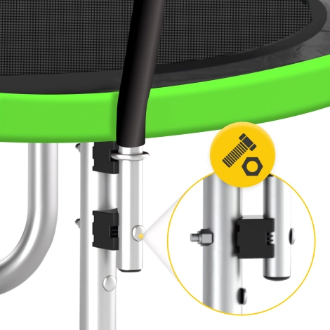 Trampolina ogrodowa dla dzieci PRO 374 cm 12FT