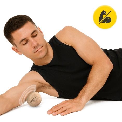 Piłeczka do masażu korkowa 6,5 cm