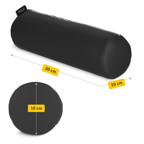 Wałek rehabilitacyjny kształtka do masażu 30 x 10 cm czarna
