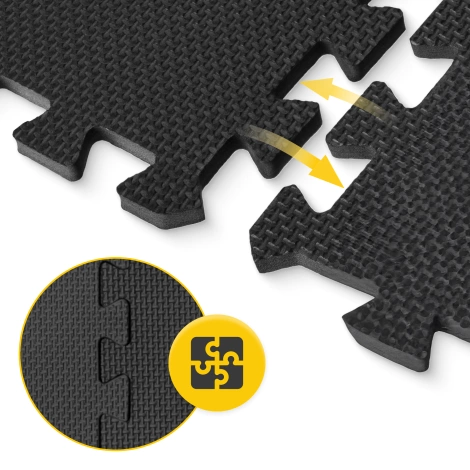 Mata ochronna piankowa PUZZLE na podłogę 60 x 60 cm 4 szt.