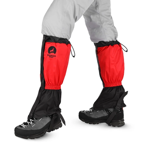 Stuptuty ochraniacze wodoodporne na buty uniwersalne czerwone