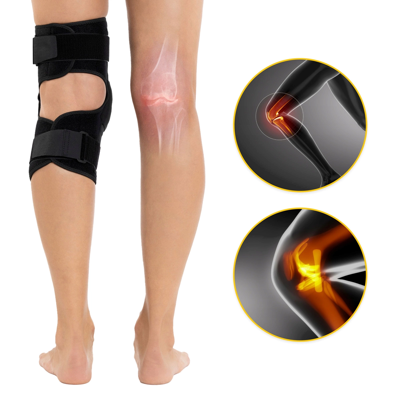 stabilizator z zawiasami orteza kolana stawu kolanowego