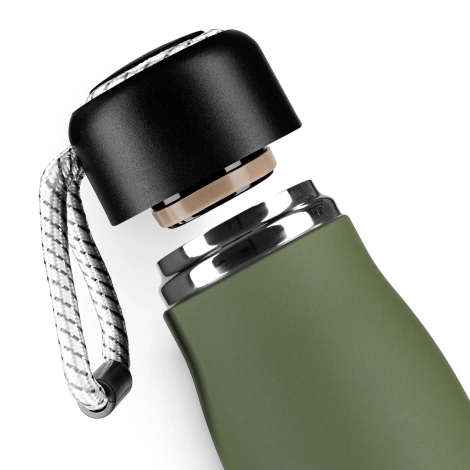 Butelka termiczna z paskiem 540 ml zielona