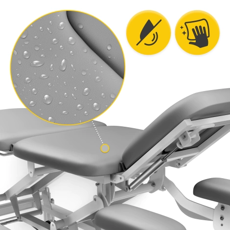 Stół do masażu i rehabilitacji elektryczny ERGO szary