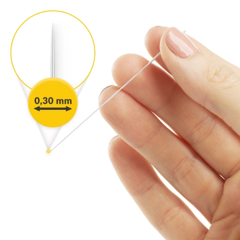 Igły do akupunktury z prowadnicą 100 szt. 0,3 x 100 mm