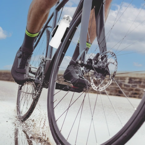 Butelka sportowa na wodę 650 ml szara