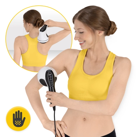 Ręczny masażer antycellulitowy biały