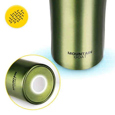 Kubek termiczny Mountain Goat TRAVEL 380 ml zielony
