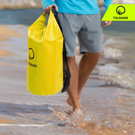 Worek wodoodporny 30 litrówTSUNAMI żółty