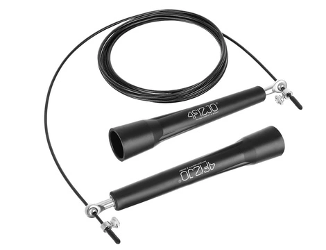 Skakanka z metalowymi łożyskami STANDARD+ czarna