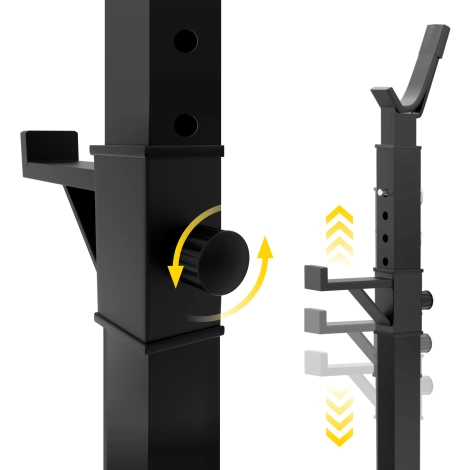 Stojaki regulowane na sztangę