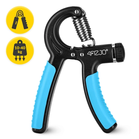 Ściskacz do rąk regulowany niebieski