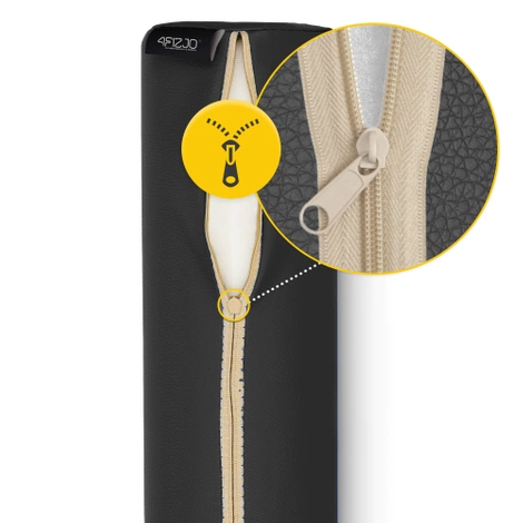 Wałek rehabilitacyjny kształtka do masażu 30 x 10 cm czarna