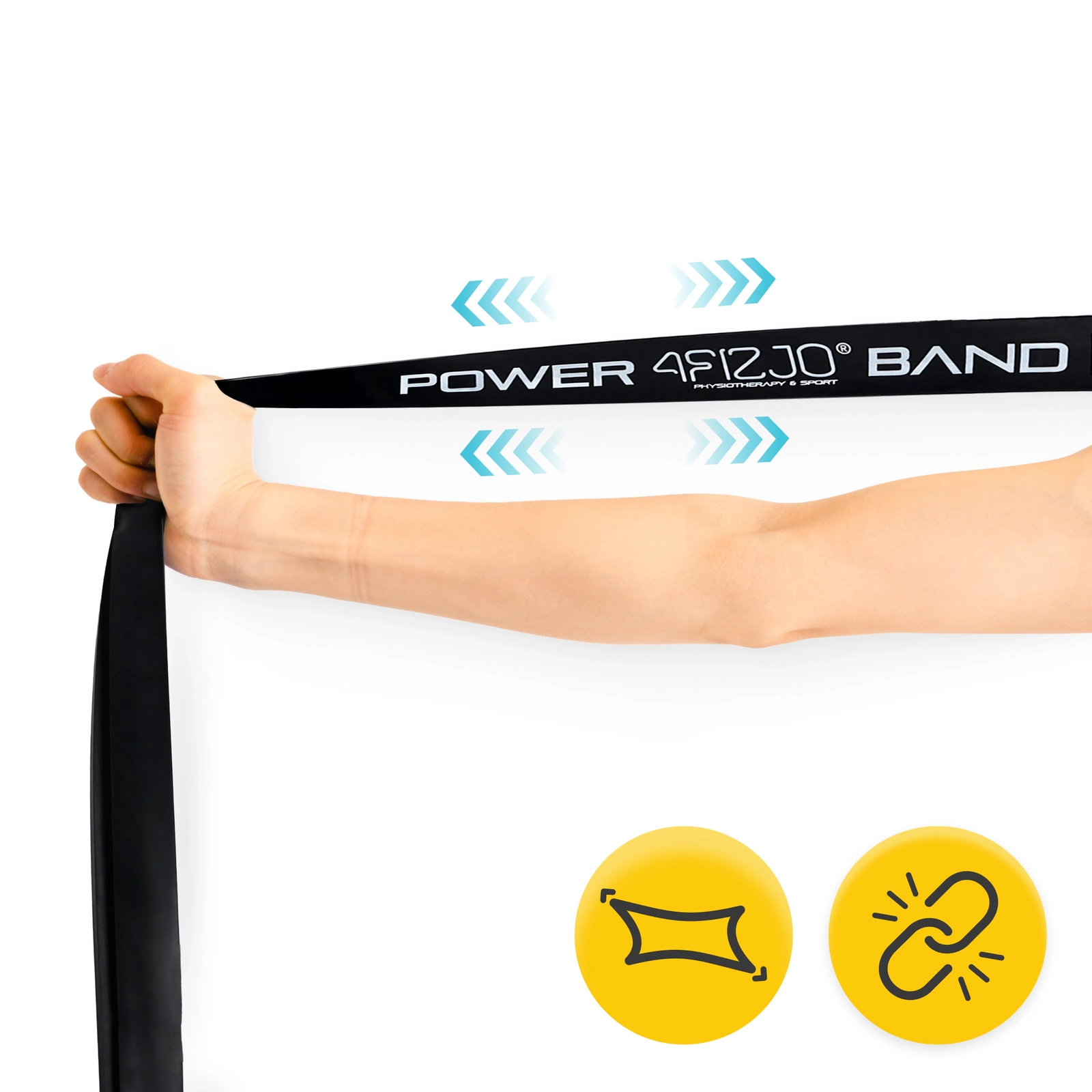 zestaw 3 gum treningowych do cwiczen power band fitness