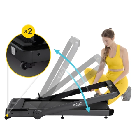 Elektryczna bieżnia domowa pod biurko TM PURE