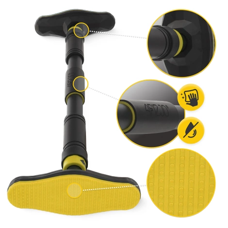 Drążek do podciągania rozporowy ULTRA żółty