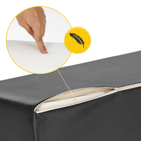 Klin rehabilitacyjny do masażu czarny