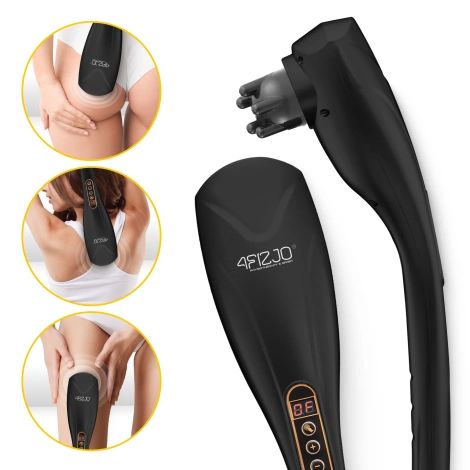 Ręczny masażer wibracyjny do ciała czarny