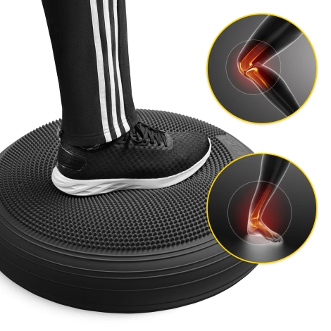 Poduszka sensomotoryczna MED+ 60 cm czarna