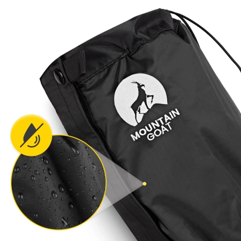 Stuptuty ochraniacze wodoodporne na buty uniwersalne czarne