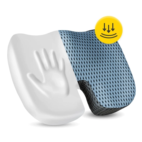 Poduszka ortopedyczna do siedzenia niebieska