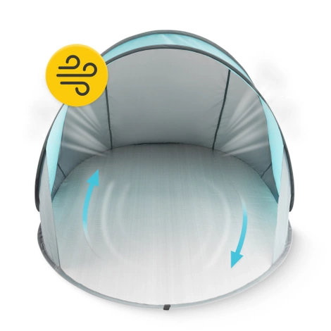 Namiot plażowy samorozkładający szary