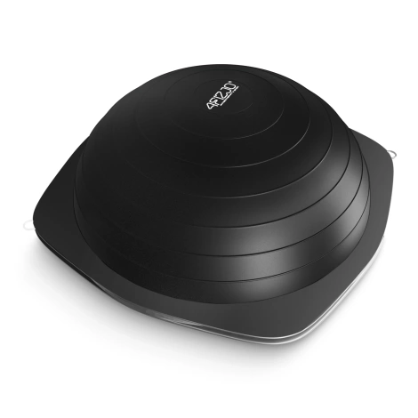 Półpiłka do balansowania równoważna z linkami czarna