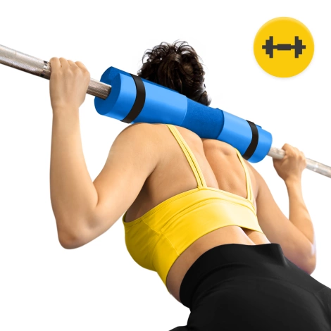 Ochraniacz na gryf sztangę niebieski