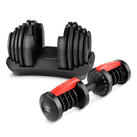 Hantel regulowany do ćwiczeń PRO 40 kg