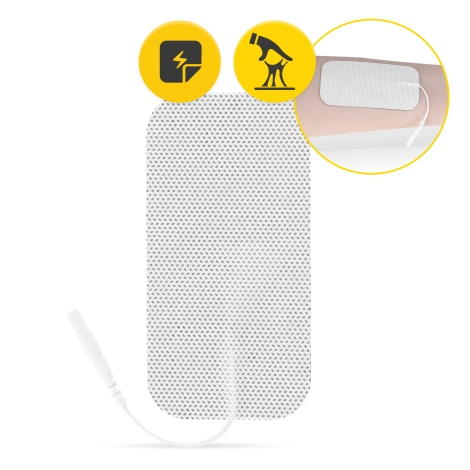 Skarpeta przewodząca do elektrostymulacji stopy