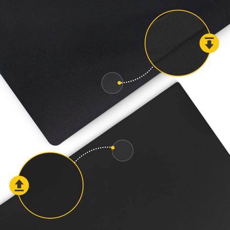 Materac gimnastyczny składany XL czarny