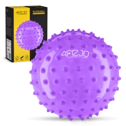 Piłka rehabilitacyjna z kolcami 20 cm fioletowa