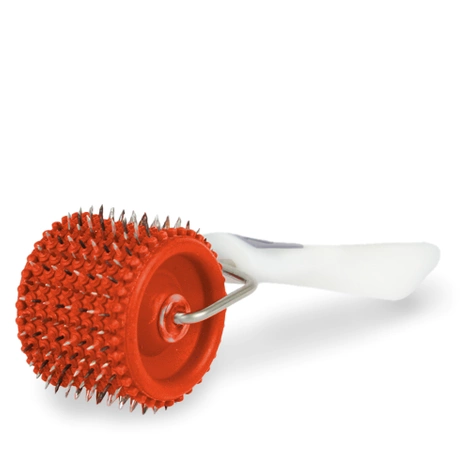 Wałek wieloigłowy do masażu twarzy Lyapko 3,5 bez niklu czerwony