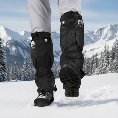 Stuptuty ochraniacze wodoodporne na buty uniwersalne czarne