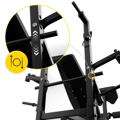 Zestaw kulturystyczny do ćwiczeń PRO 100 kg - domowa siłownia