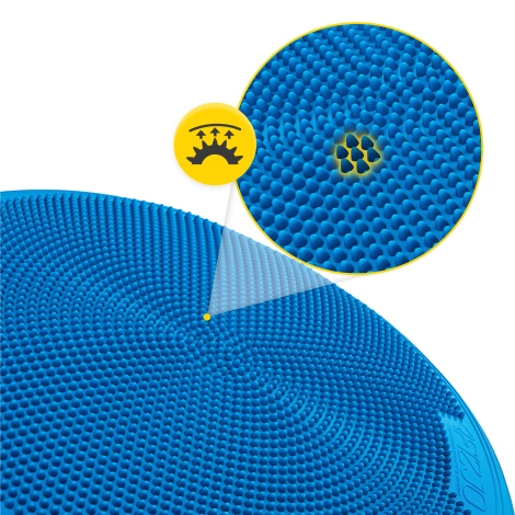 Poduszka sensomotoryczna MED+ 60 cm niebieska