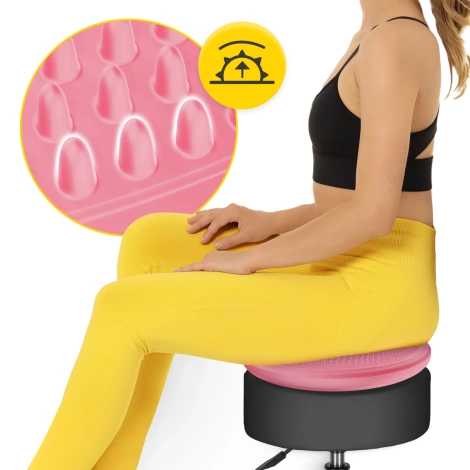 Poduszka sensomotoryczna MED+ 33 cm różowa