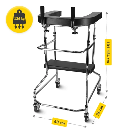 Balkonik rehabilitacyjny z podparciem